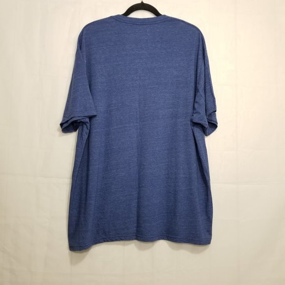 Marvel Captain America Shield Tshirt navy sz 2XL - Picture 2 of 8